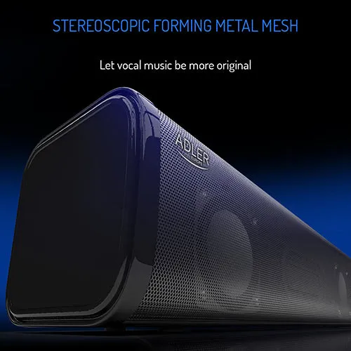 Multifunktionell Bluetooth-soundbar med klocka och alarm