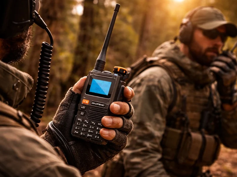 Walkie talkie, 2600 mAh batteri, Upp till ca 25 km räckvidd
