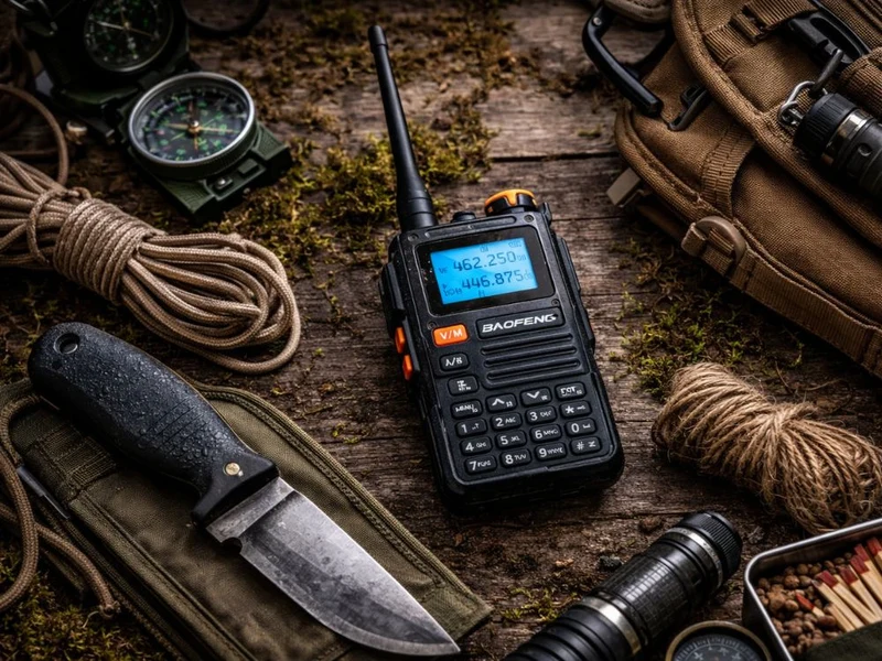 Walkie talkie, 2600 mAh batteri, Upp till ca 25 km räckvidd