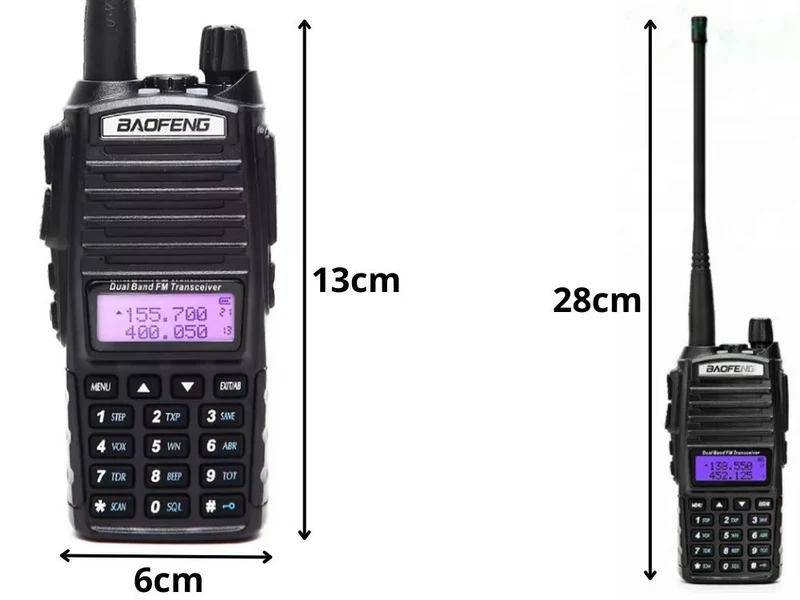 Walkie Talkie – 2800 mAh batteri, upp till ca 10 km räckvidd
