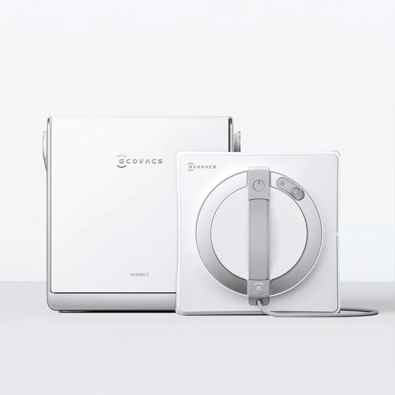 Refurbished ECOVACS Winbot W2 Pro Omni Robotic Window Cleaner + Glass cleaner liquid