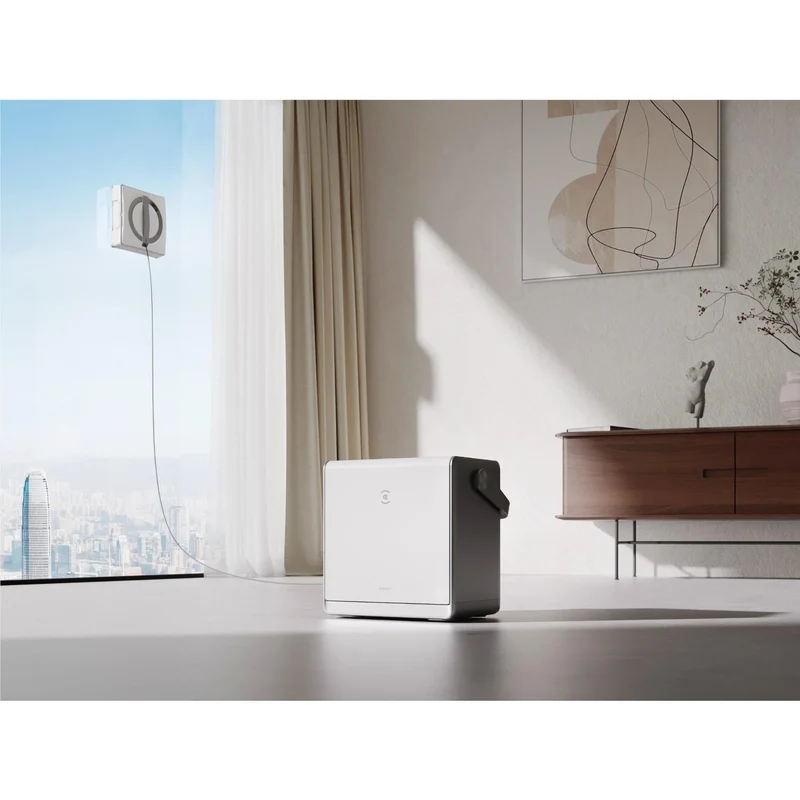 Refurbished ECOVACS Winbot W2 Pro Omni Robotic Window Cleaner + Glass cleaner liquid