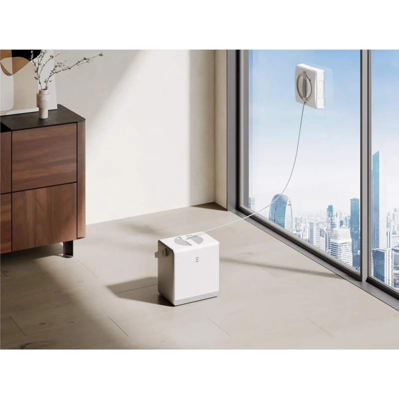 Refurbished ECOVACS Winbot W2 Pro Omni Robotic Window Cleaner + Glass cleaner liquid