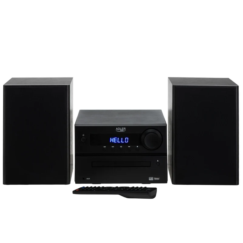 Mini HiFi-ljudsystem med Bluetooth, CD, USB och FM-radio