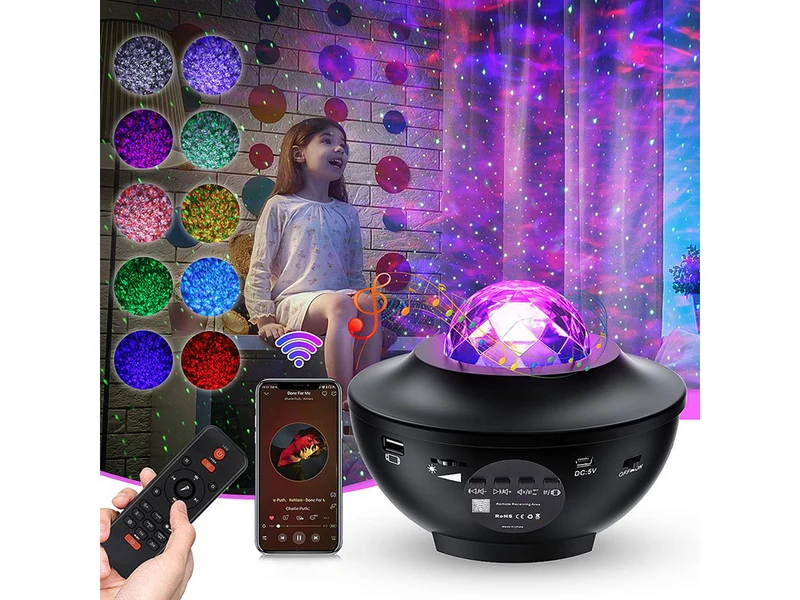 Grundig LED stjärnprojektor inkl. fjärrkontroll