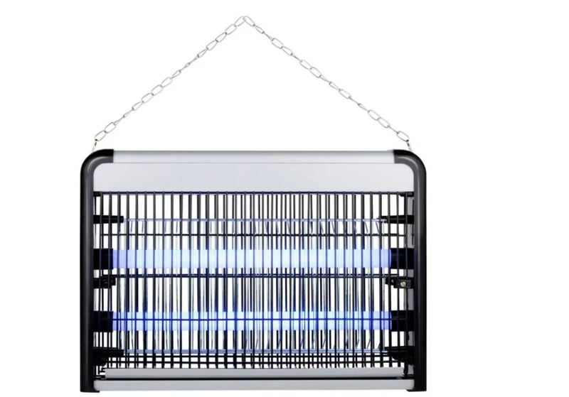 Grundig elektrisk insektslampa med UV-ljus och kedja – Täcker upp till 20 m²