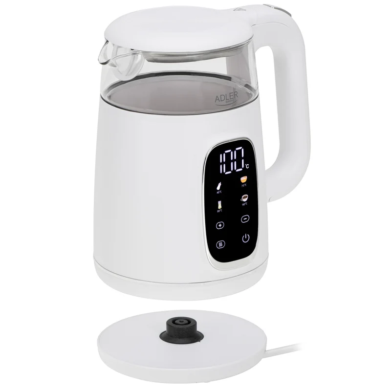 Vattenkokare 1,7L med Temperaturkontroll och LED-display