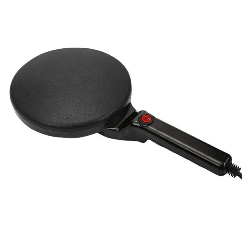 Elektrisk Crêpes- och Pannkaksmaskin – Non-Stick Stekpanna (20 cm) med Temperaturkontroll | För Tortilla, Wraps, Frukost & Tunnbröd