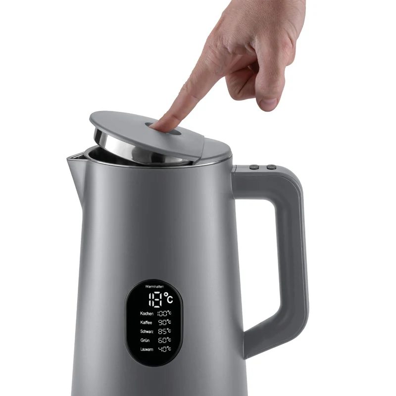 Elektrisk kedel 1,5 liter med temperaturindstilling