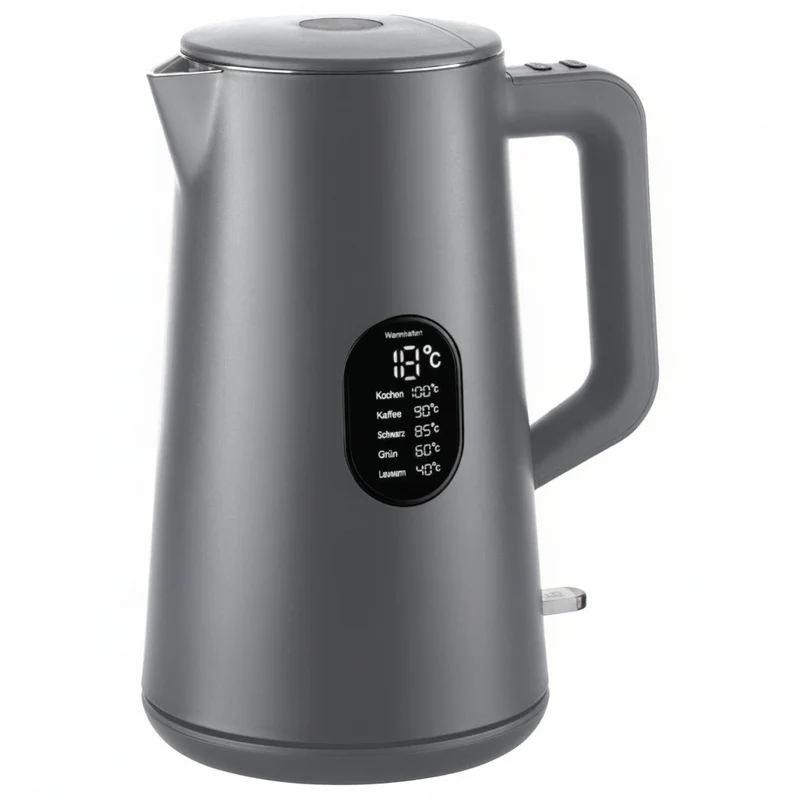Elektrisk kedel 1,5 liter med temperaturindstilling