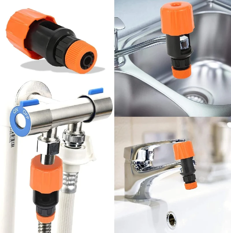 Globetrek° FaucetAdapter - Universell Knacka Anslutning Vatten Kran Adapter