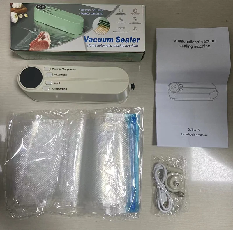 Vakuumförpackningsmaskiner, kompakta – För dammsugning och uppblåsning