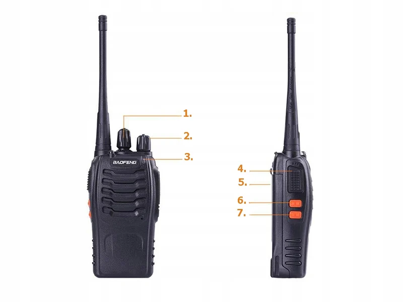 Walkie Talkies Set 2 st. Kraftfull med lång räckvidd