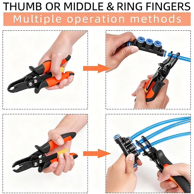 Samlingsværktøj til Push-Pull-tilslutninger | 6 mm & 8 mm | Bil, motorcykel & trange steder
