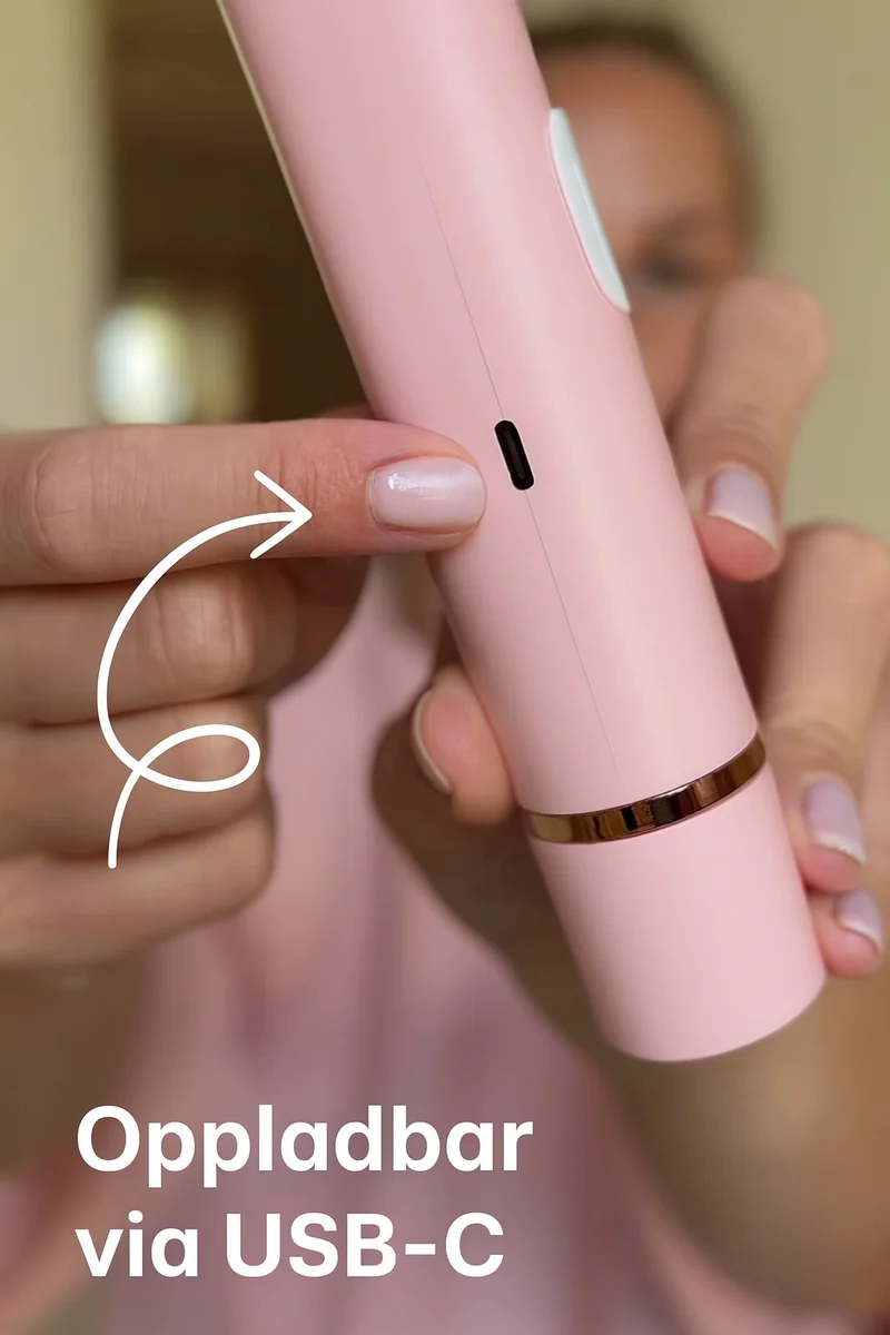 Intimbarber med svævende folie | Skånsom barbering til bikini og armhuler | Våd/Tør IPX7, USB-C, 60 minutters driftstid