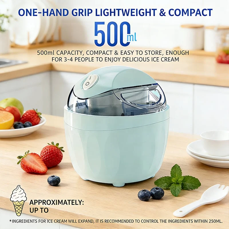 3-i-1 Dessertmaskine til is, sorbet og yoghurt | 500 ml