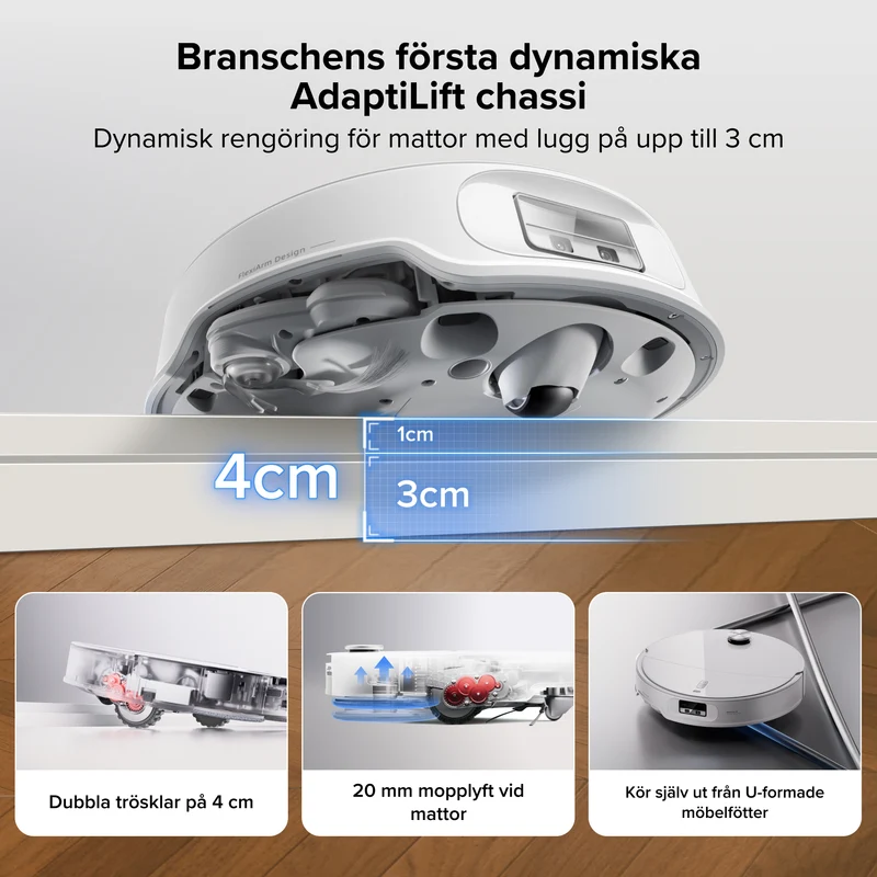 Roborock Qrevo Curv 2 Pro Robotdammsugare & Mopp