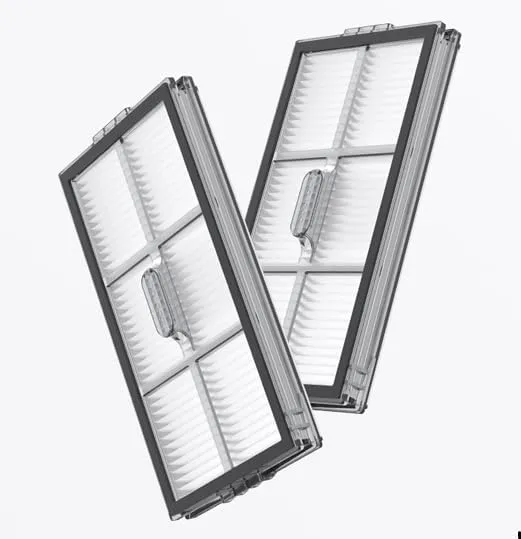 Roborock tvättbart filter 2 st. för Roborock Saros 10R, Qrevo CurvX, Qrevo Curv 2 Pro