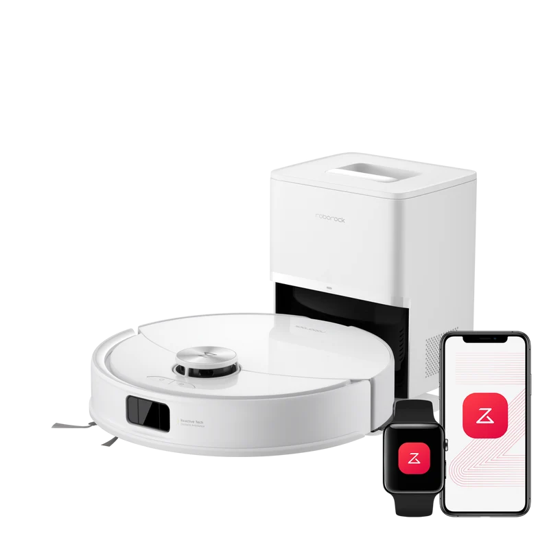 Roborock Q10 S5+(Q10 VF+) robotdammsugare med automatisk tömningsstation – Uppgraderad version av Q8 Max+