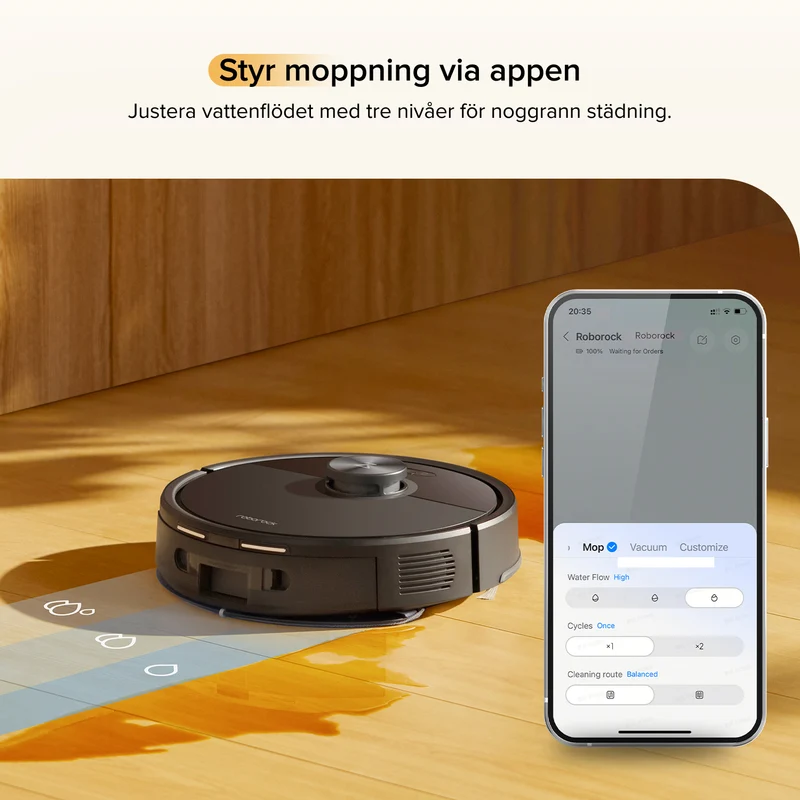 Roborock Q7 M5 Set robotdammsugare – Uppgraderad version av Q7 Max