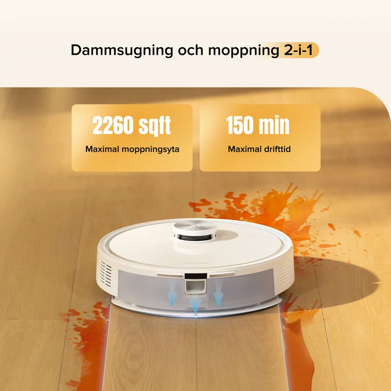 Roborock Q7 M5 Set robotdammsugare – Uppgraderad version av Q7 Max