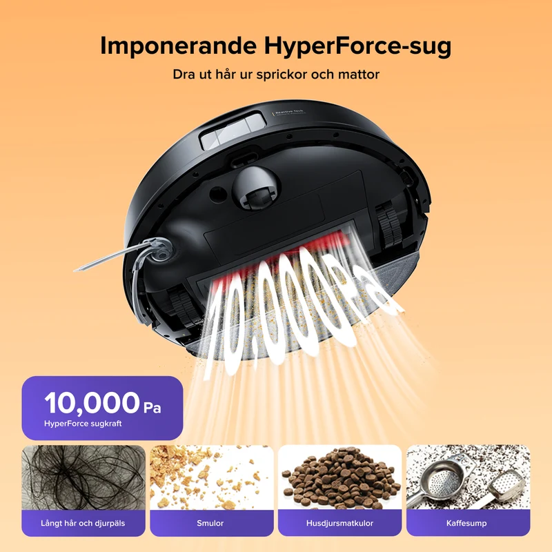 Roborock Q10 S5 Set robotdammsugare – Uppgraderad version av Q8 Max