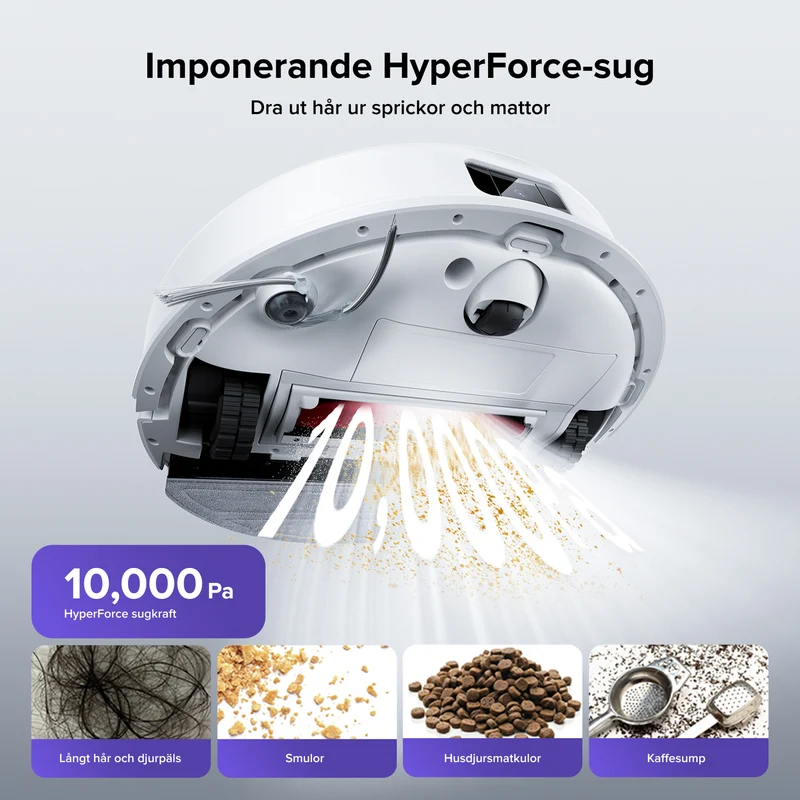 Roborock Q10 S5 Set robotdammsugare – Uppgraderad version av Q8 Max