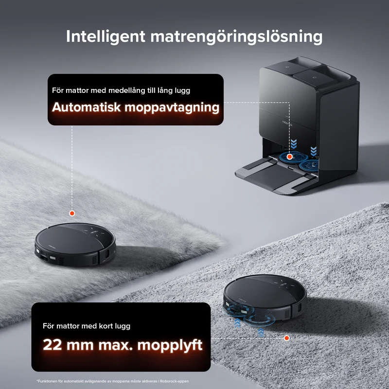 Roborock Saros 10R robotdammsugare och multifunktionell laddningsstation 4.0