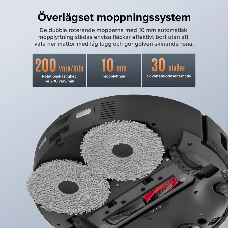 Roborock Qrevo Edge S5A(Qrevo Edge 5V1) robotdammsugare (förbättrad av Qrevo Pro) med multifunktionell dockningsstation 3.0