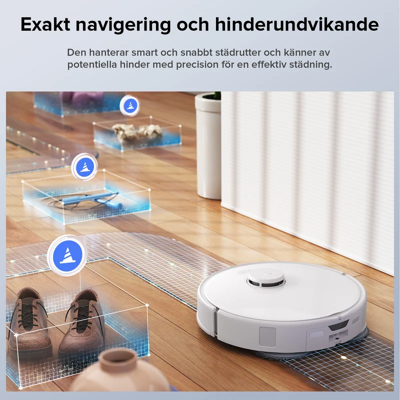 Roborock Qrevo Edge S5A(Qrevo Edge 5V1) robotdammsugare (förbättrad av Qrevo Pro) med multifunktionell dockningsstation 3.0