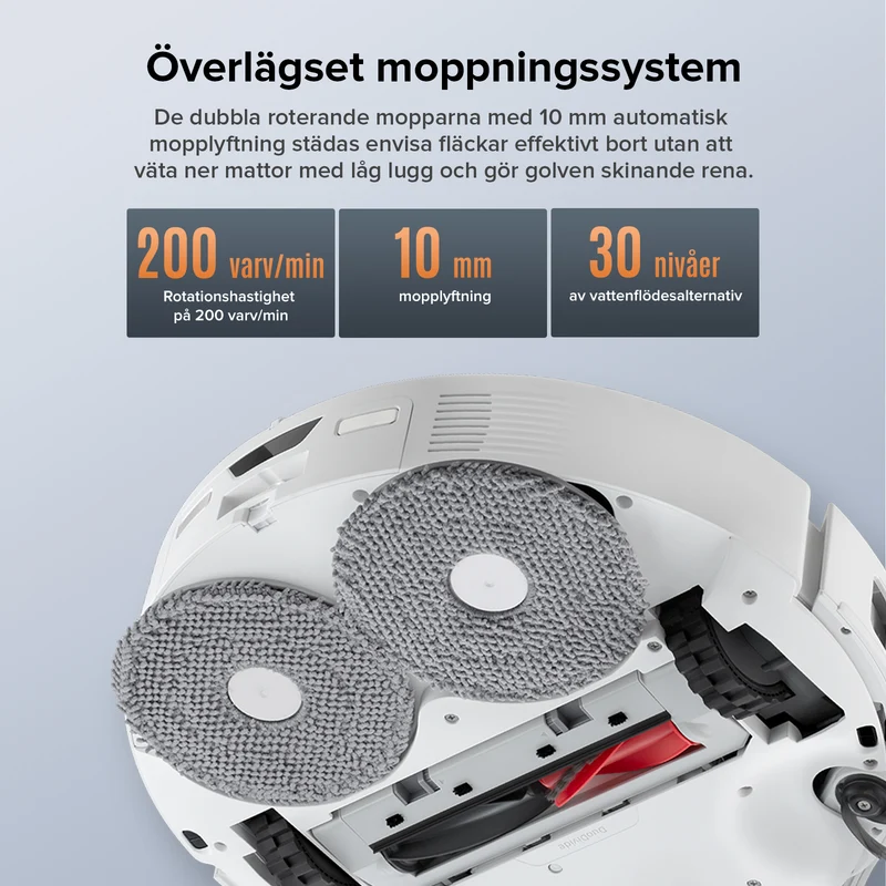 Roborock Qrevo Edge S5A(Qrevo Edge 5V1) robotdammsugare (förbättrad av Qrevo Pro) med multifunktionell dockningsstation 3.0