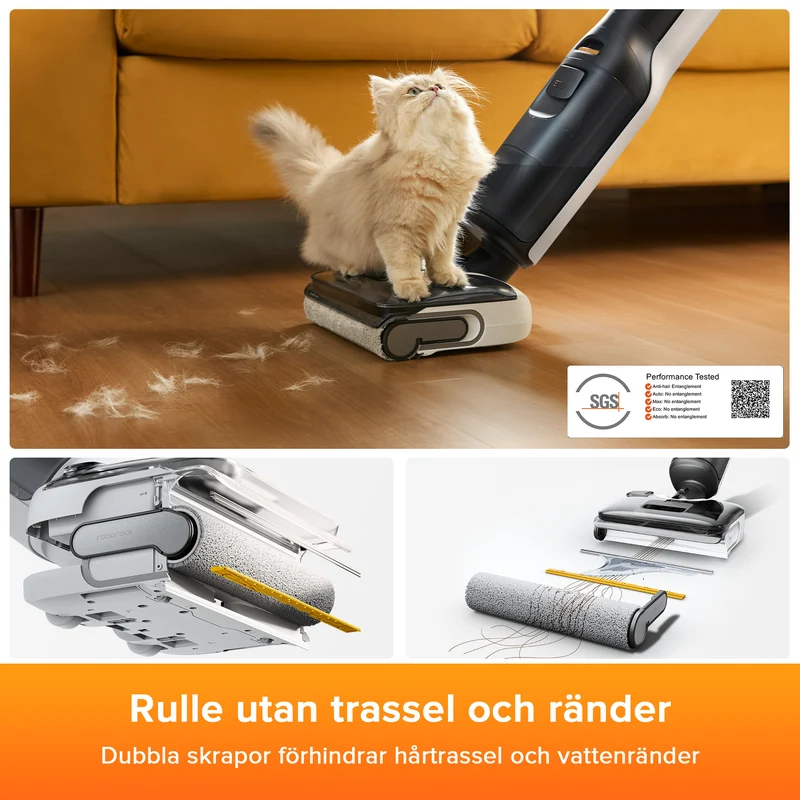Roborock F25 LT våt- och torrdammsugare – Uppgraderad version av Flexi Lite