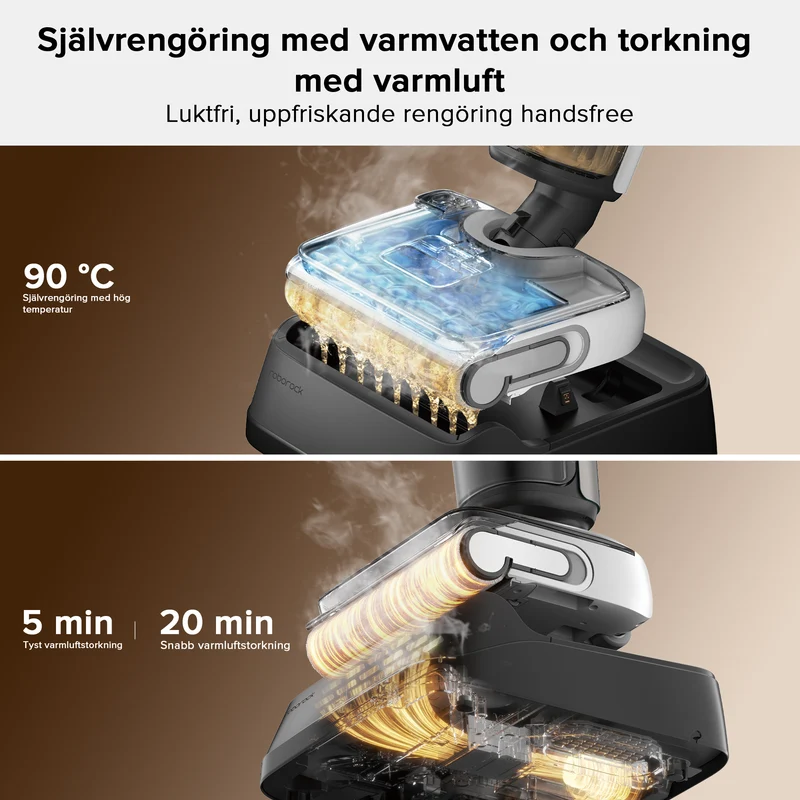 Roborock F25 LT våt- och torrdammsugare – Uppgraderad version av Flexi Lite
