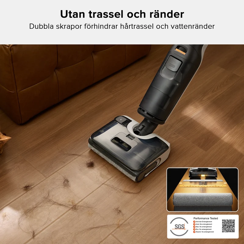 Roborock F25 LT våt- och torrdammsugare – Uppgraderad version av Flexi Lite
