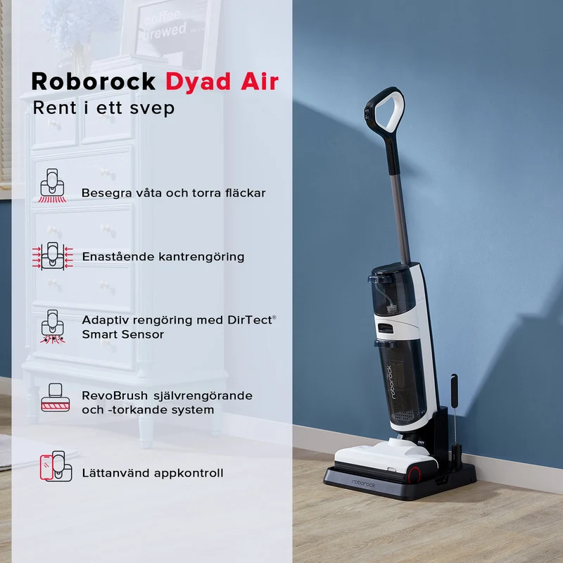 Roborock Dyad Air våt- och torrdammsugare