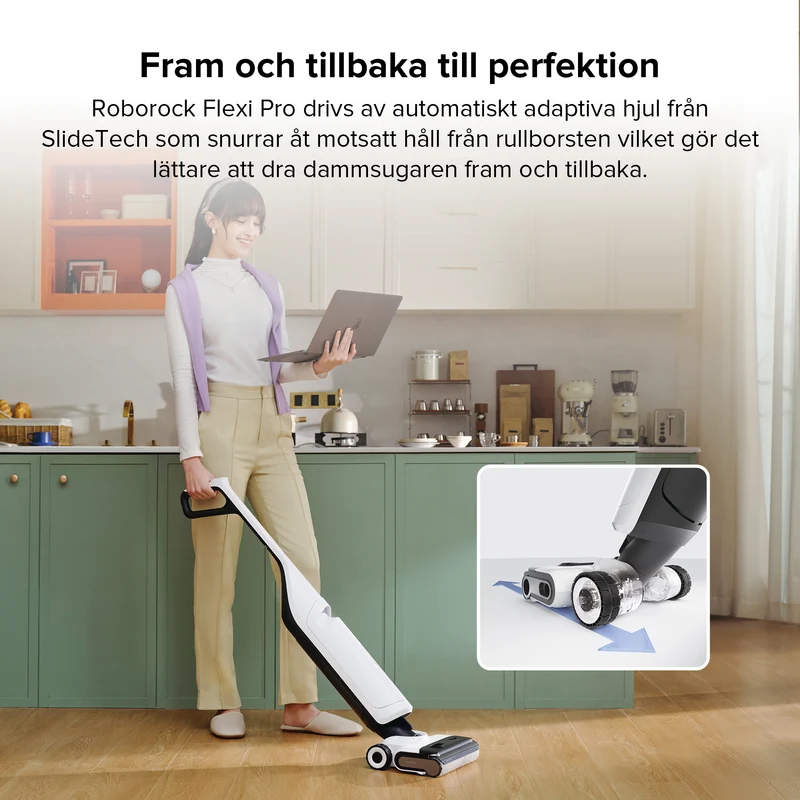 Roborock Flexi Pro Våt- och Torrdammsugare