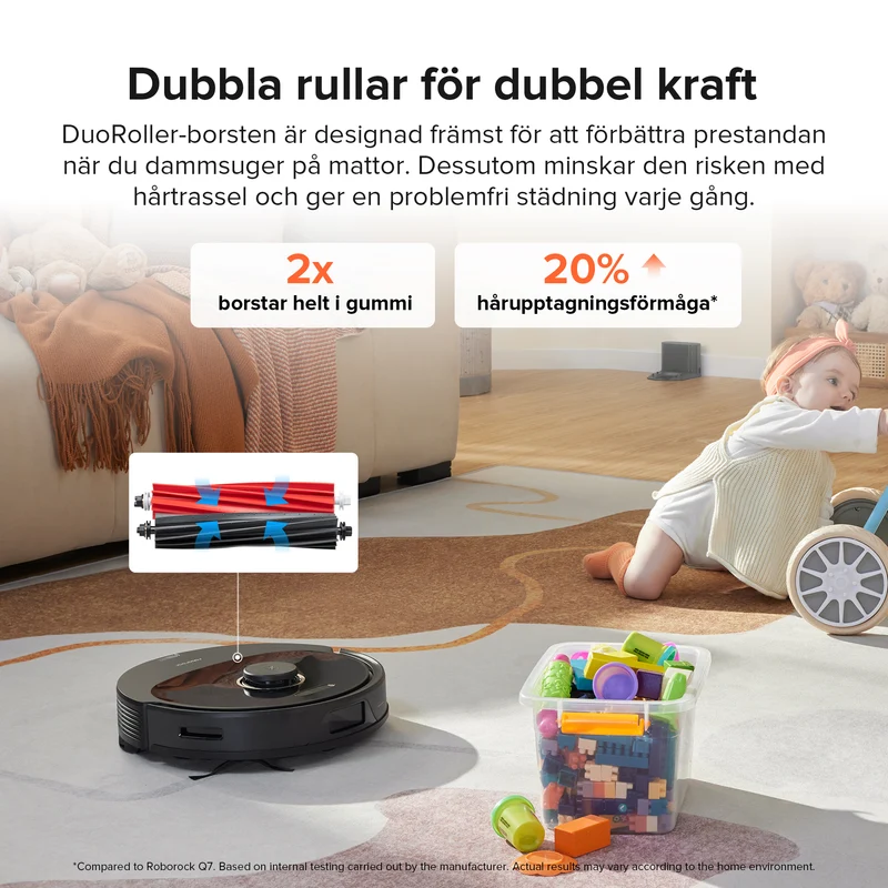 Roborock Q8 Max robotdammsugare och mopp