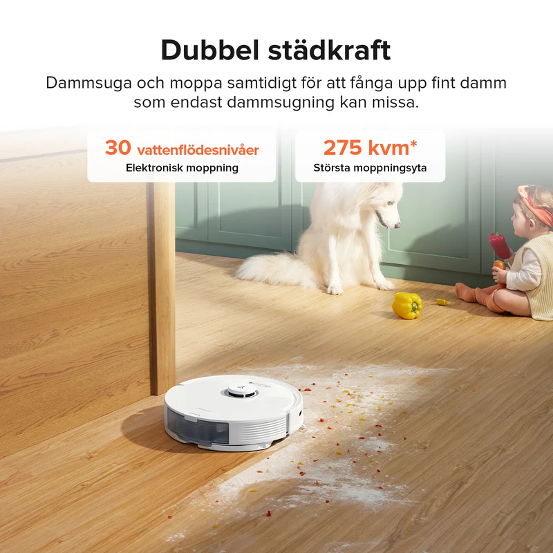 Roborock Q8 Max robotdammsugare och mopp
