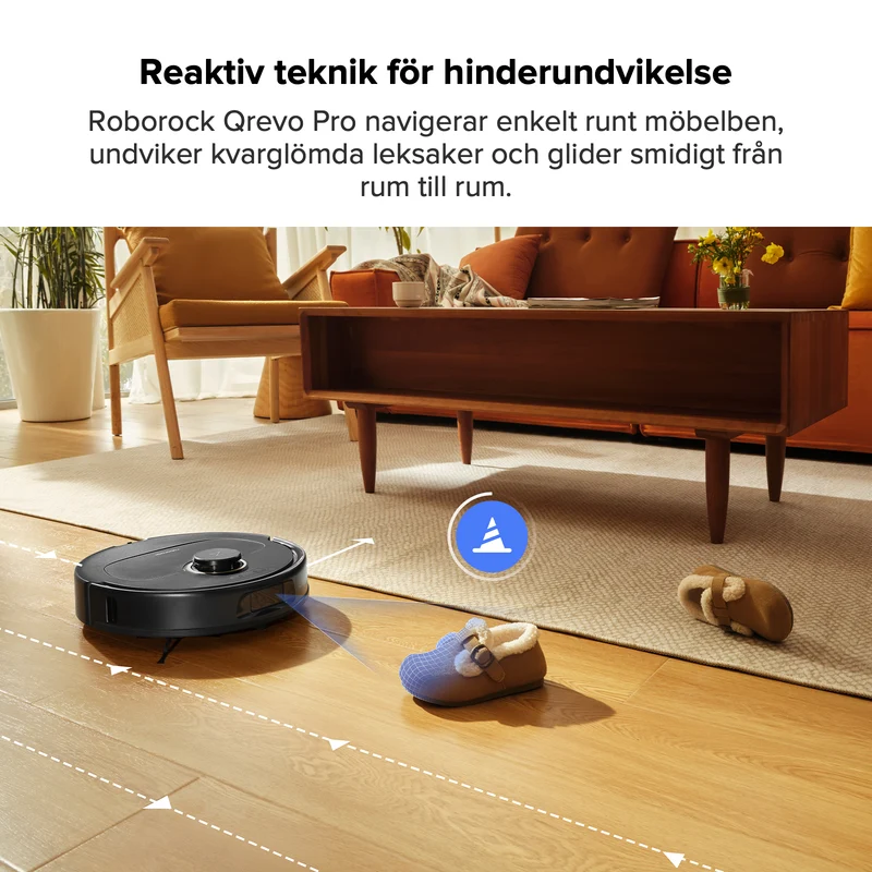 Roborock Qrevo Pro Robotdammsugare med multifunktionell dockningsstation 2.0