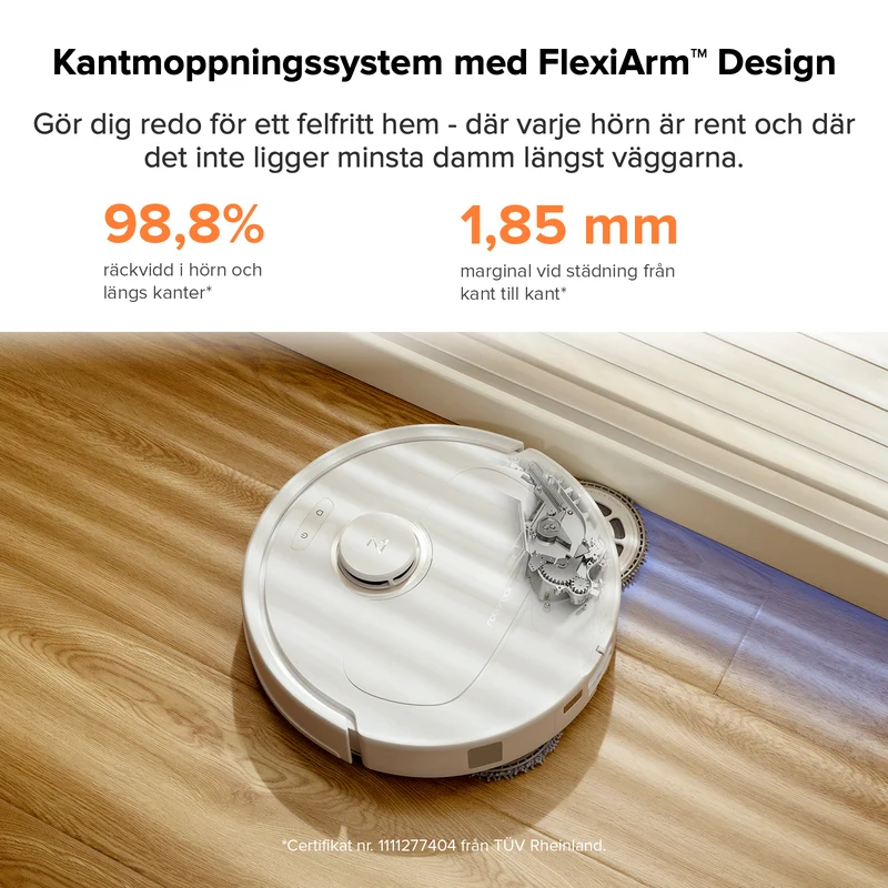 Roborock Qrevo Pro Robotdammsugare med multifunktionell dockningsstation 2.0