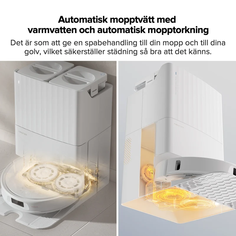 Roborock Qrevo Pro Robotdammsugare med multifunktionell dockningsstation 2.0