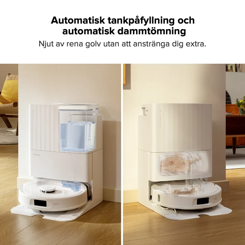 Roborock Qrevo Pro Robotdammsugare med multifunktionell dockningsstation 2.0