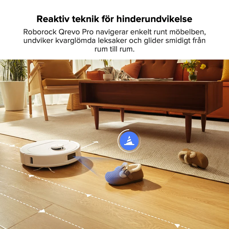 Roborock Qrevo Pro Robotdammsugare med multifunktionell dockningsstation 2.0