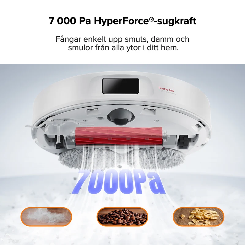 Roborock Qrevo Pro Robotdammsugare med multifunktionell dockningsstation 2.0