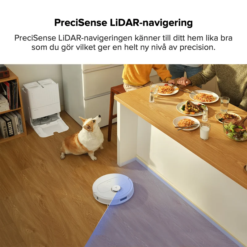 Roborock Qrevo Pro Robotdammsugare med multifunktionell dockningsstation 2.0