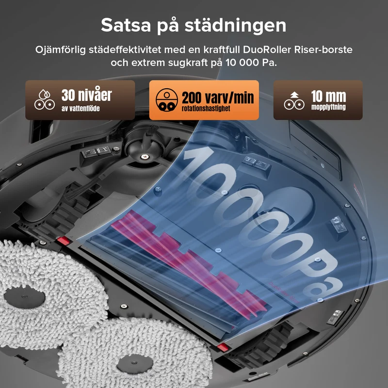 Roborock Qrevo Master robotdammsugare-set med multifunktionell dockningsstation 3.0