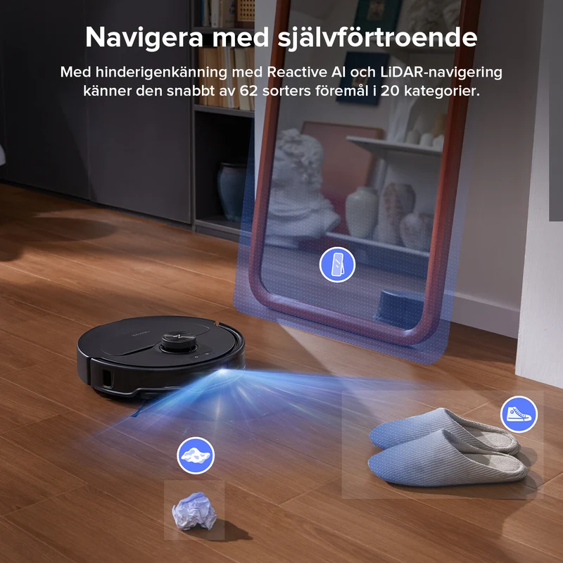 Roborock Qrevo Master robotdammsugare-set med multifunktionell dockningsstation 3.0