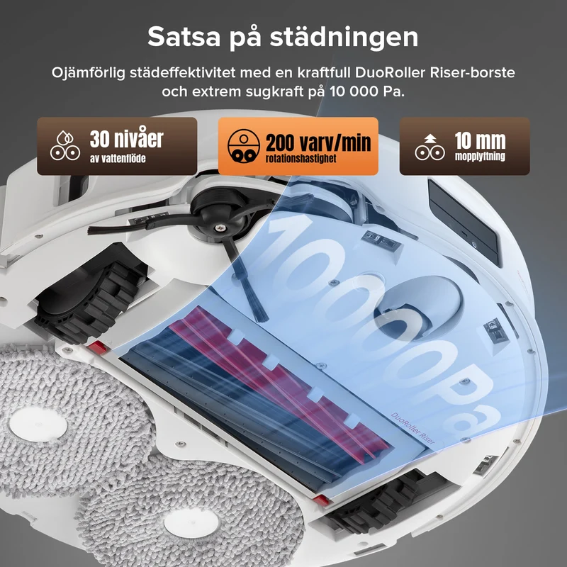Roborock Qrevo Master robotdammsugare-set med multifunktionell dockningsstation 3.0