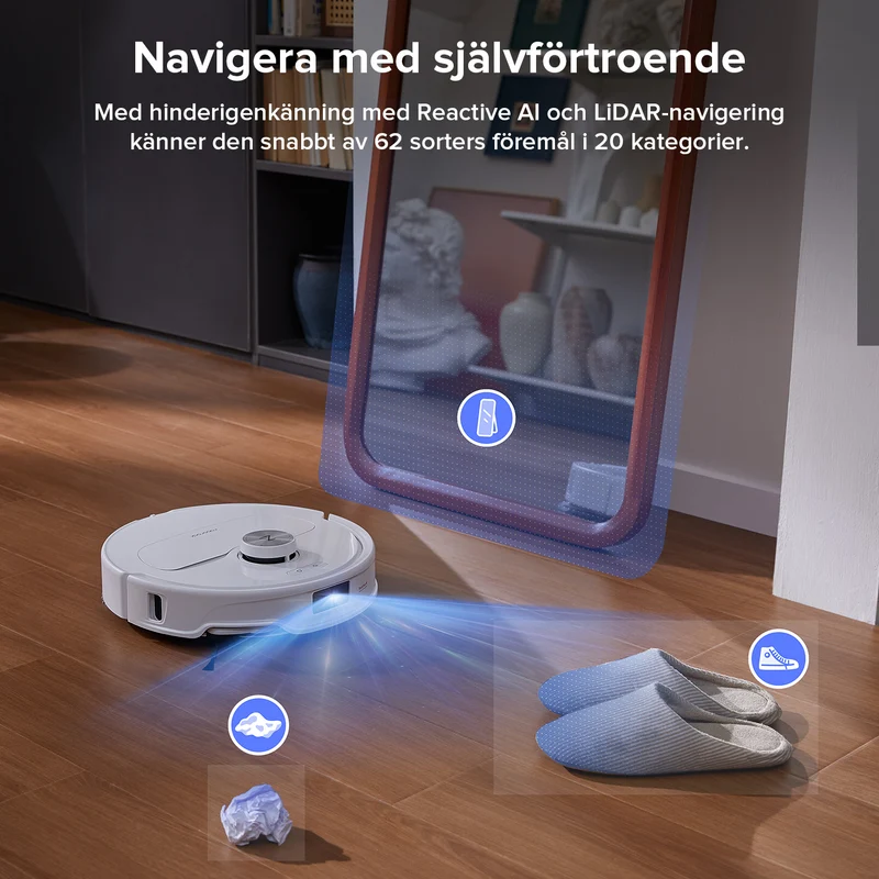 Roborock Qrevo Master robotdammsugare-set med multifunktionell dockningsstation 3.0