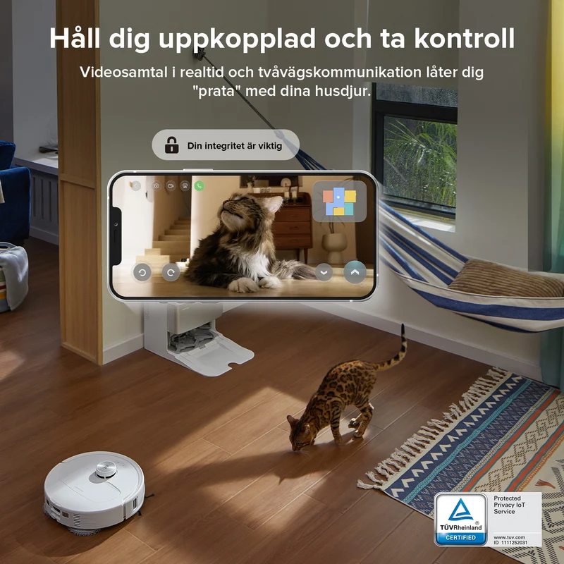 Roborock Qrevo Master robotdammsugare-set med multifunktionell dockningsstation 3.0